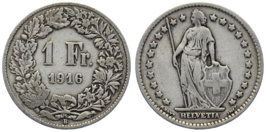 1 Franken 1916 B